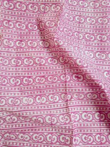Pink Floral Pattern Fabric