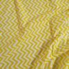 Yellow Chevron Pattern Fabric